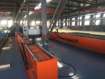 Angle steel profile production line